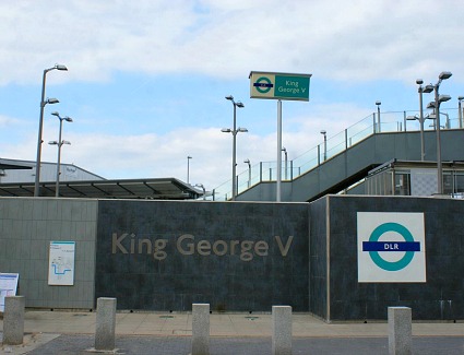 King George V Tube Station, London